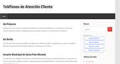 Desktop Screenshot of numero-atencion-cliente.com