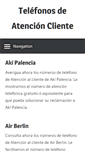 Mobile Screenshot of numero-atencion-cliente.com